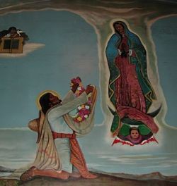 Our Lady of Guadalupe mural, North Denver Our Lady Of Guadalupe parish